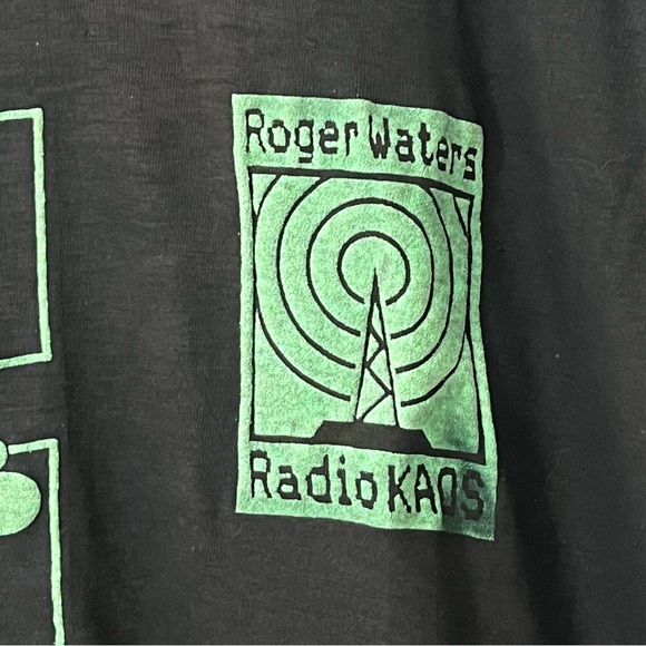Vintage 1987 Roger Waters Radio KAOS Tour Single Stitch T-Shirt XL - Picture 3 of 7
